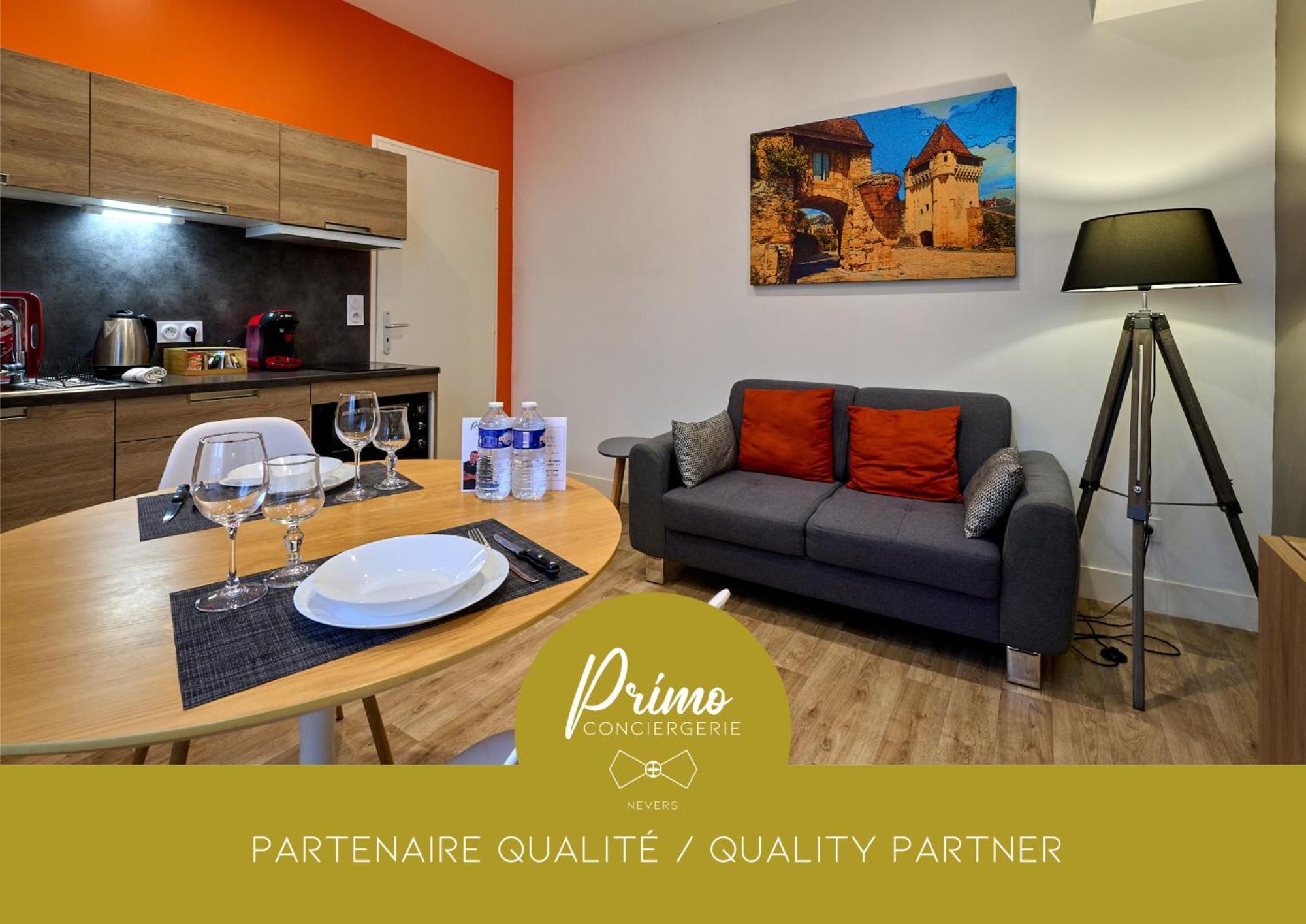Le Faidherbe Style Appart' Hotel - Wifi Gratuit - Parking Gratuit Calme Et Lumineux Nevers Exteriér fotografie